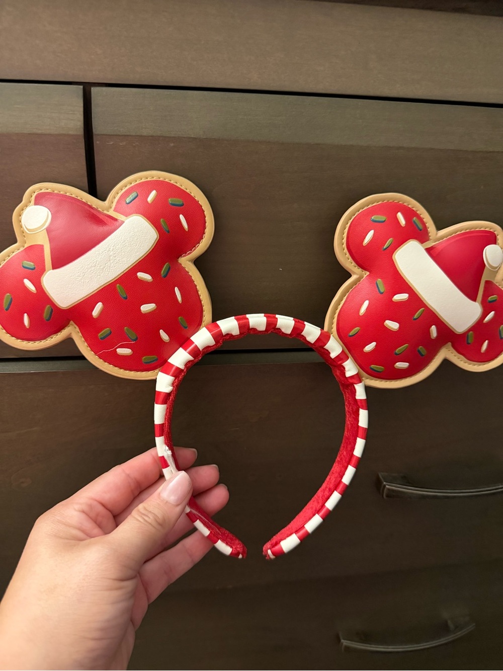 Disney Red Candy Sprinkle Mickey Ear Headband